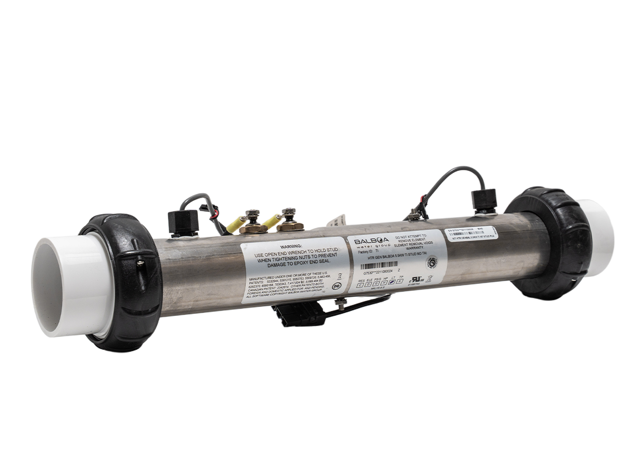 Balboa 5.5kW TI Heater Assembly w Sensors PN G7530